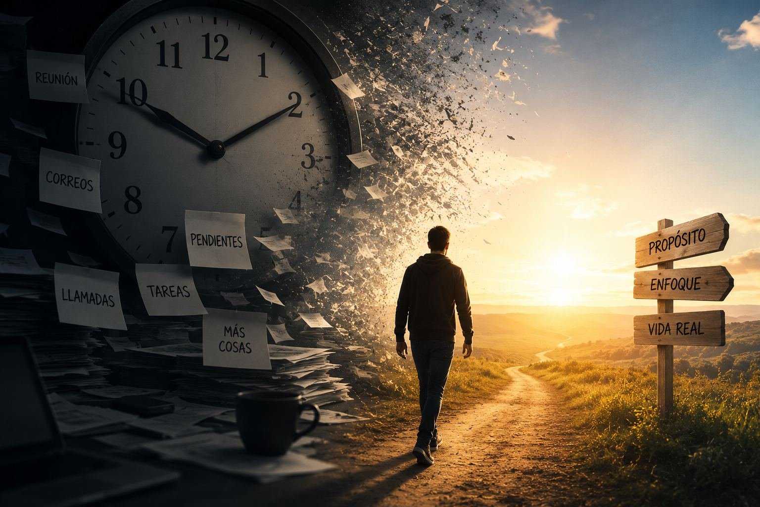 Estás ocupado… pero no avanzas (Cómo dejar de vivir en automático y tomar control de tu tiempo)