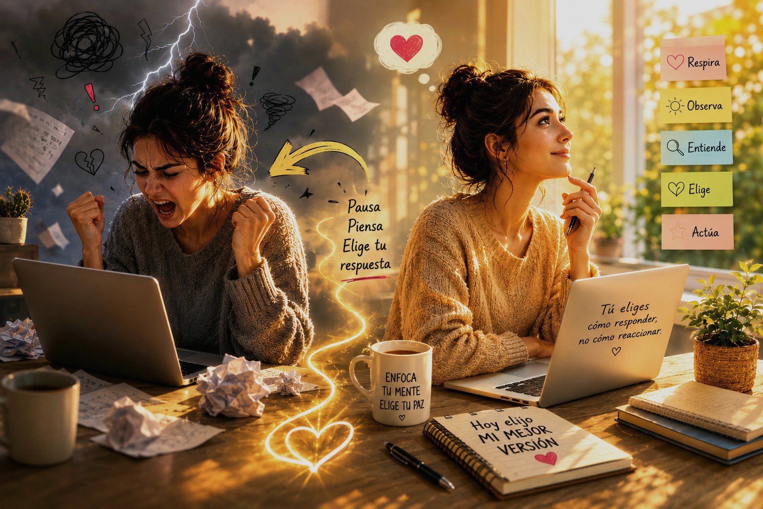Tu peor enemigo no es el problema… es tu reacción emocional
